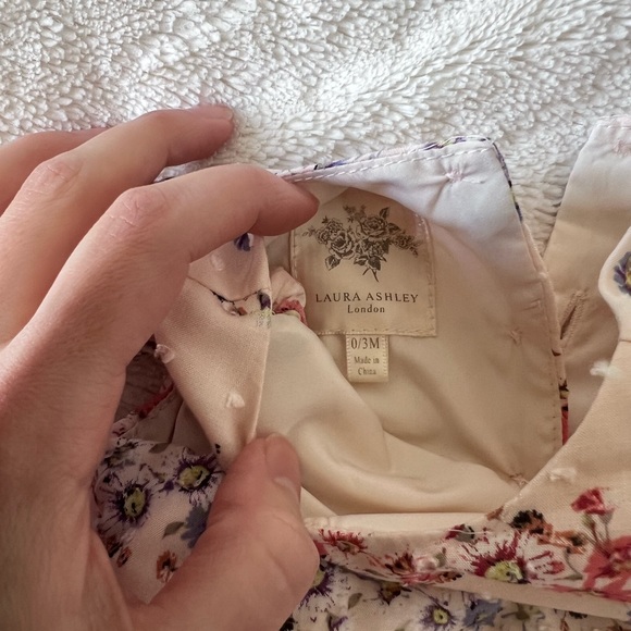 Laura Ashley pink dress with under shorts - Picture 2 of 5